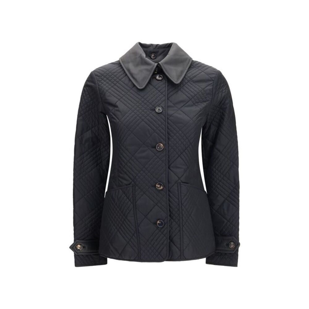 Burberry Black Polyamide Full-Length Women's Jacket